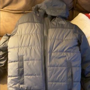 Boys brand new Northface jacket with hood.